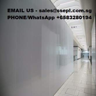 16 Fire rated hoarding for airport