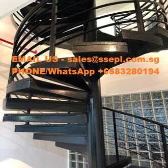 48,191,192,193. Custom made spiral staircase